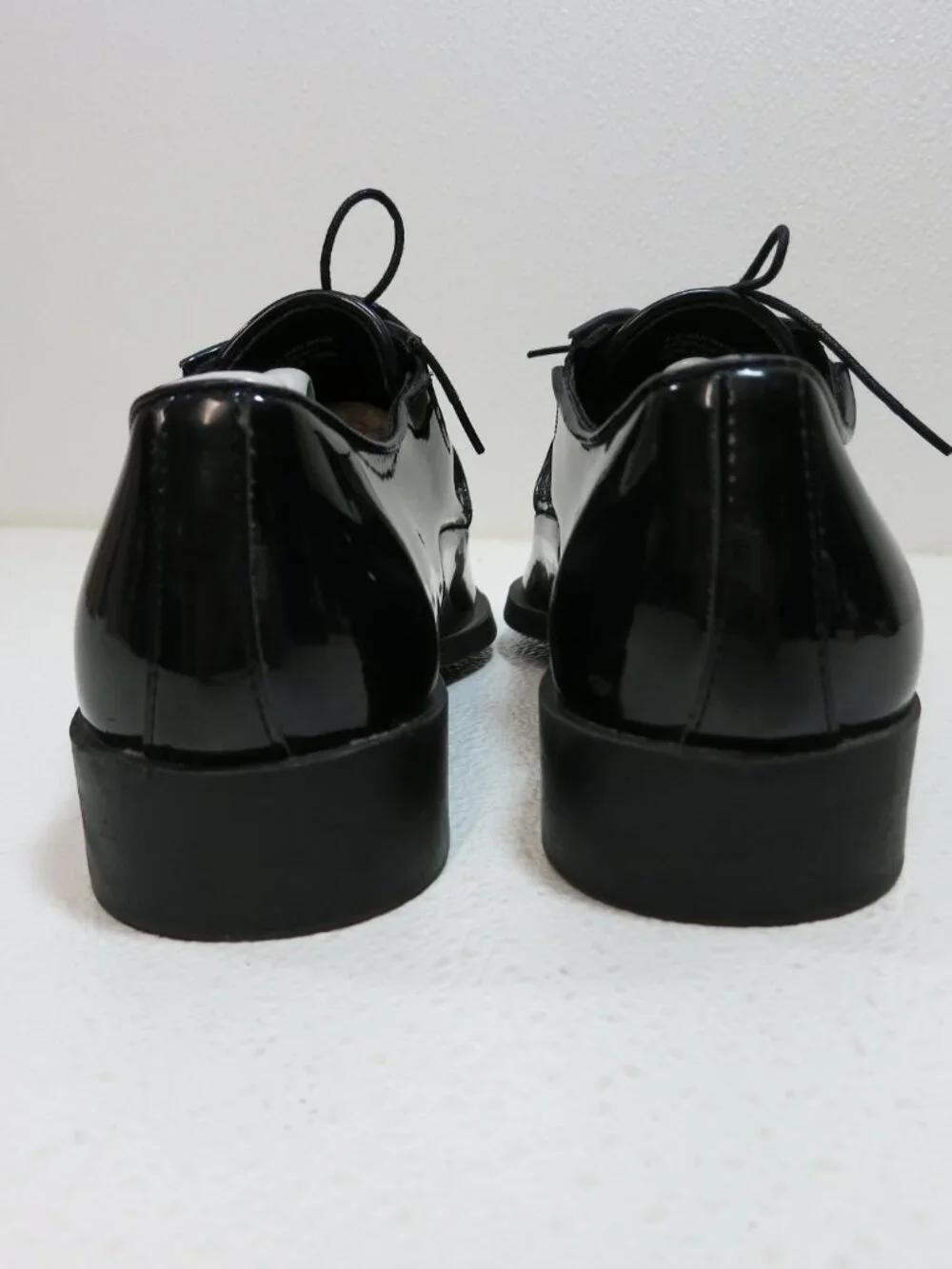 Pronto-Uomo Patent Leather Dress Oxfords Men's Comfort Dress Footwear Sz 8.5 D
